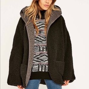 Silence and Noise reversible teddy coat